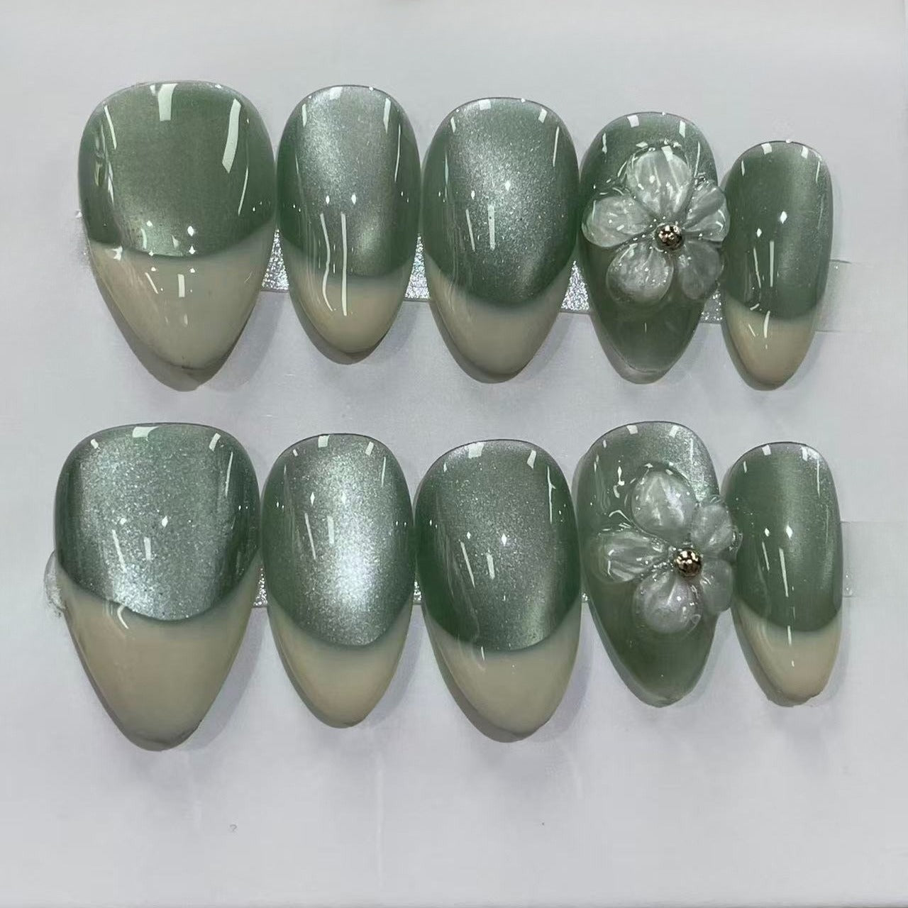 3D Flower Butterfly Nails